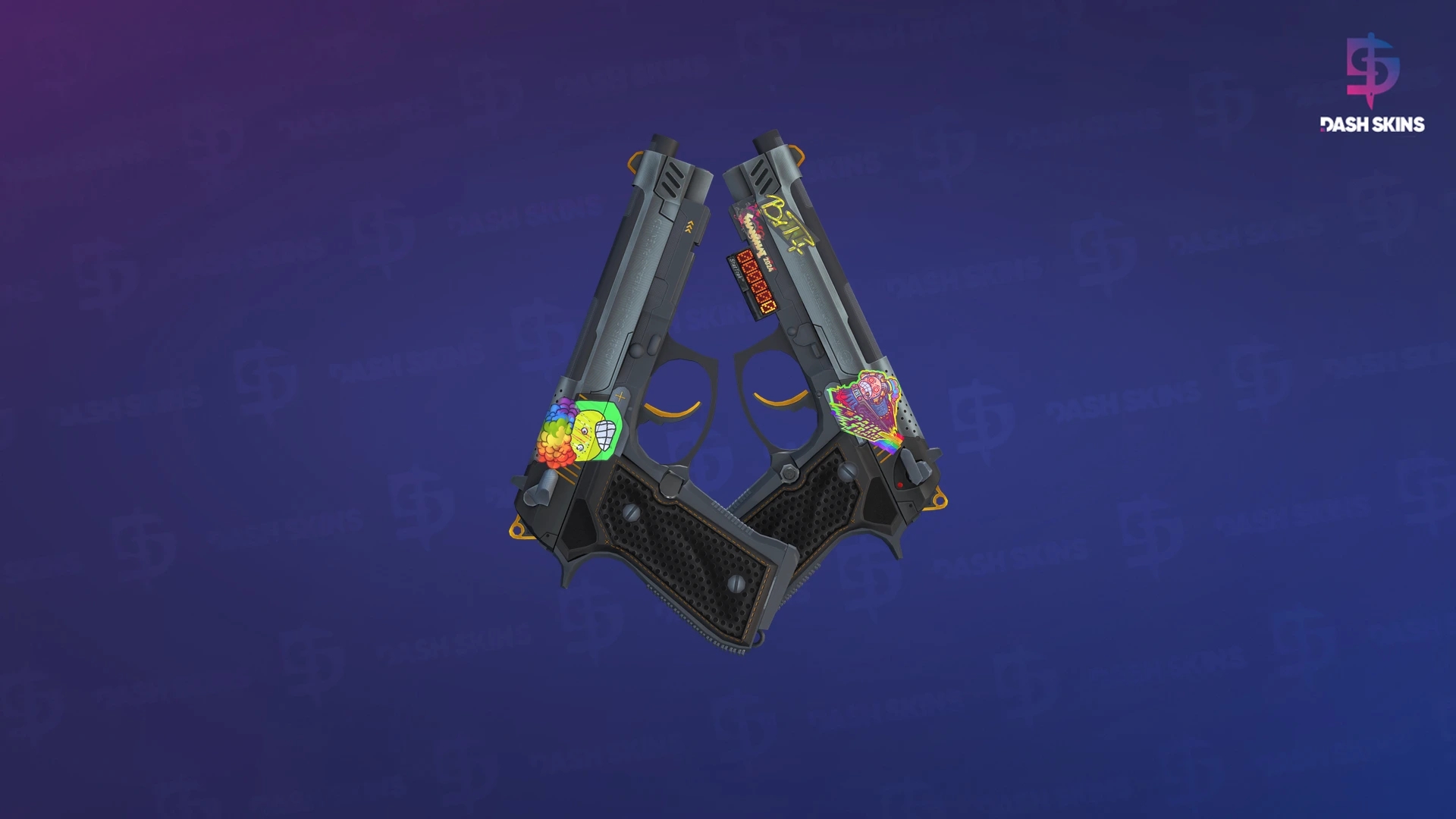 StatTrak™ Dual Berettas | Ventilators (Factory New) Screenshot Playside