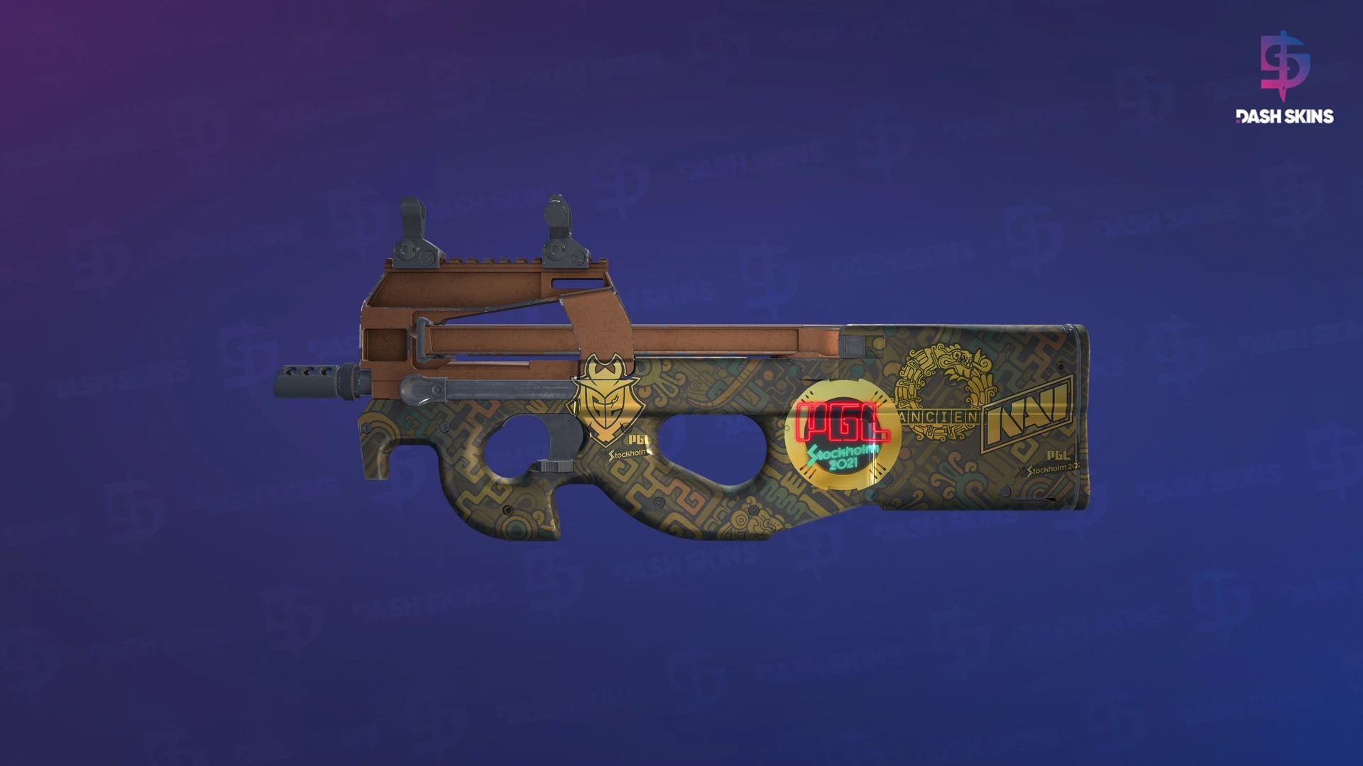Souvenir P90 | Ancient Earth (Field-Tested) Screenshot Playside