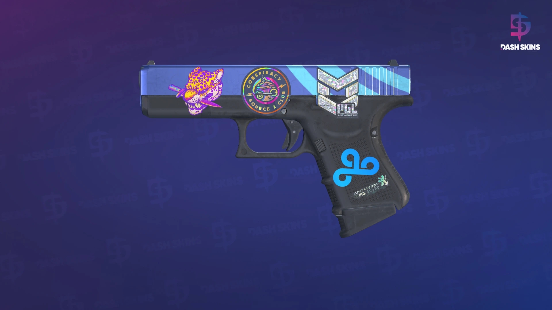 Glock-18 | High Beam (Minimal Wear) Screenshot Playside