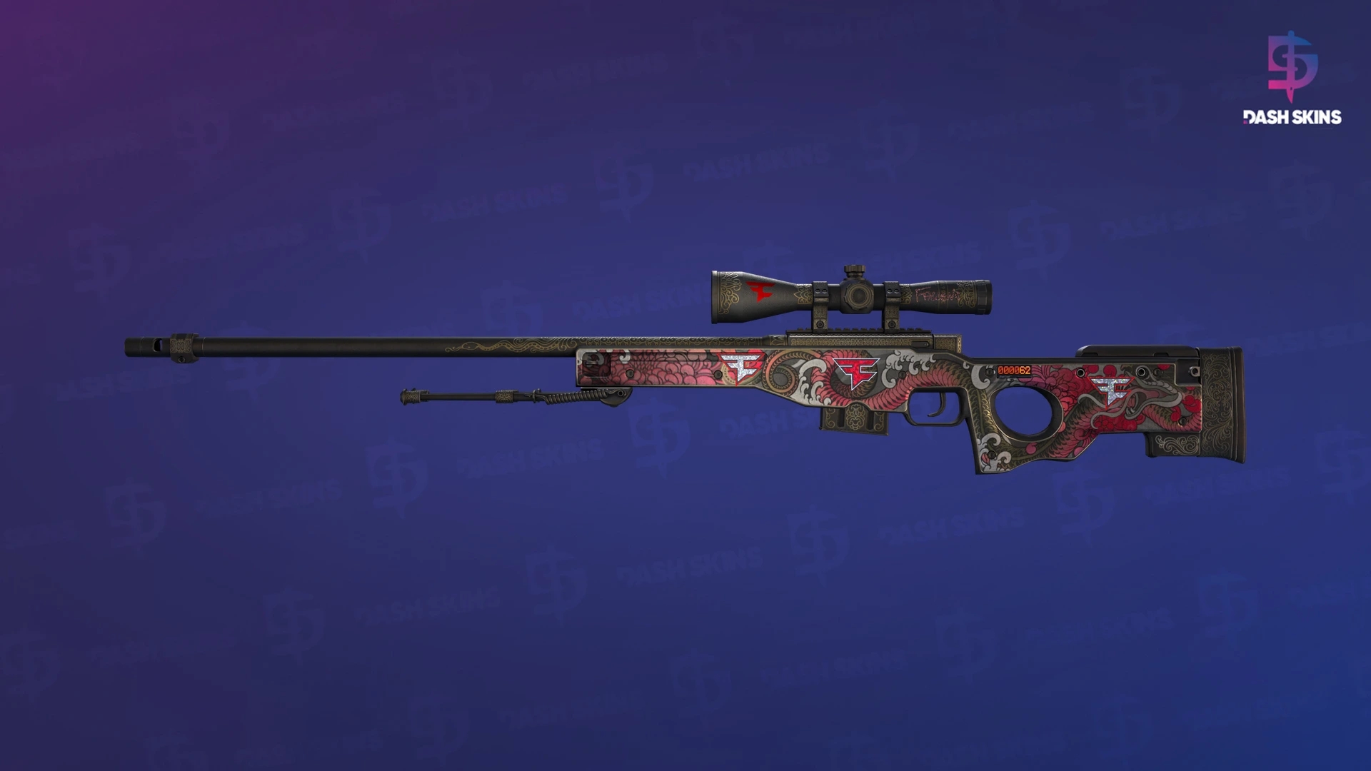 StatTrak™ AWP | Duality (Well-Worn) Screenshot Playside