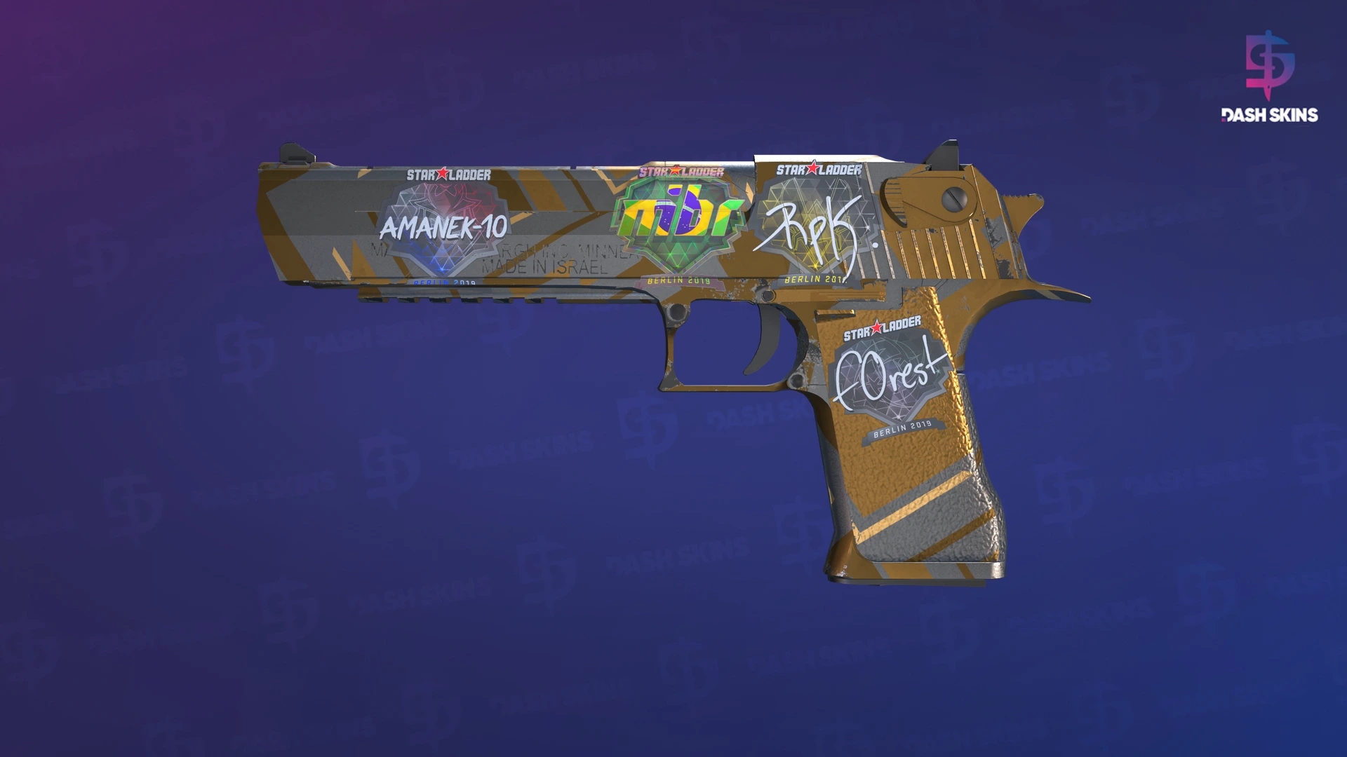 Desert Eagle | Bronze Deco (Minimal Wear) Screenshot Playside