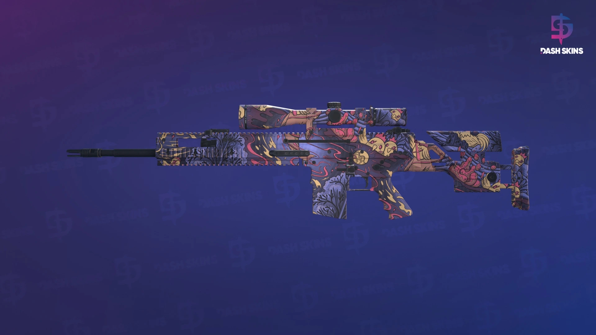SCAR-20 | Poultrygeist (Factory New) Screenshot Playside