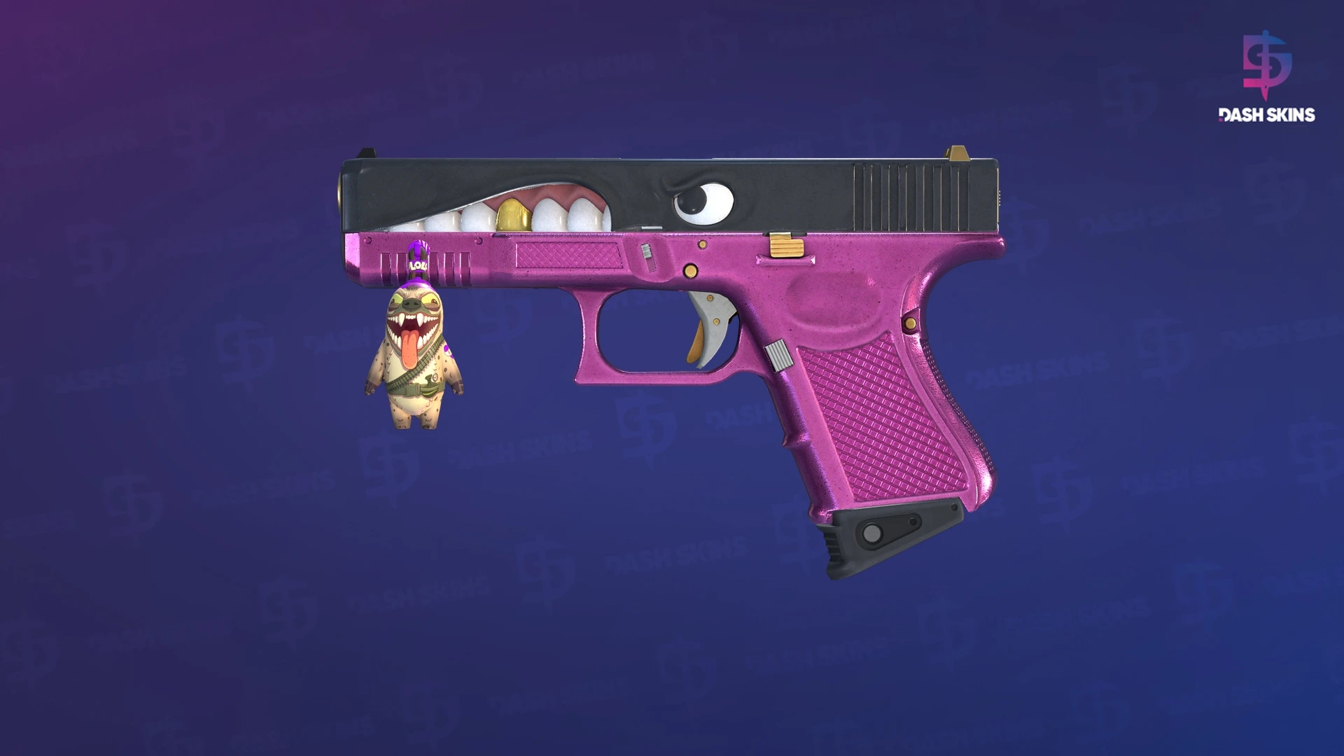 Glock-18 | Gold Toof (Minimal Wear) Screenshot Playside