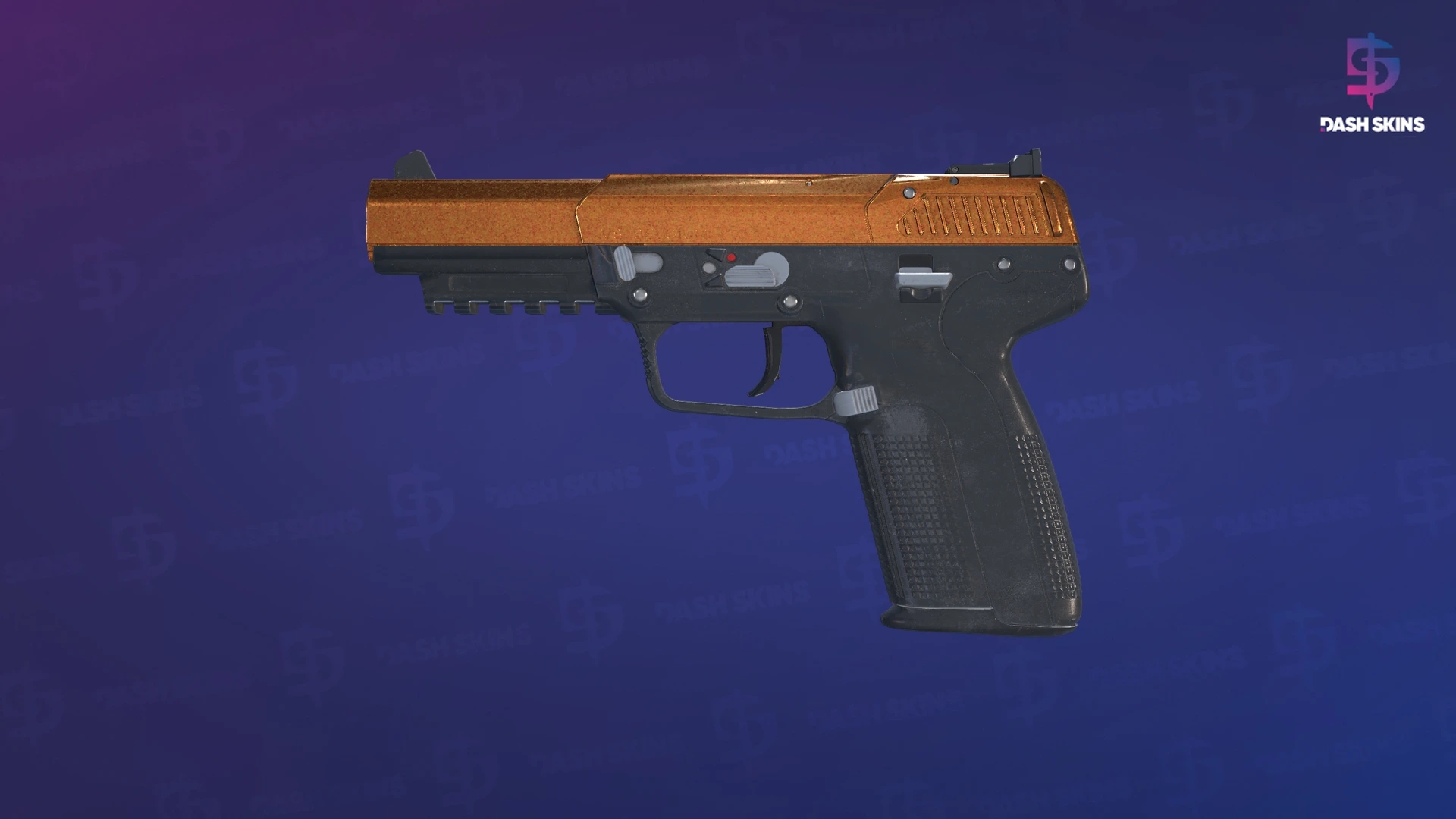 Five-SeveN | Copper Galaxy (Minimal Wear) Screenshot Playside