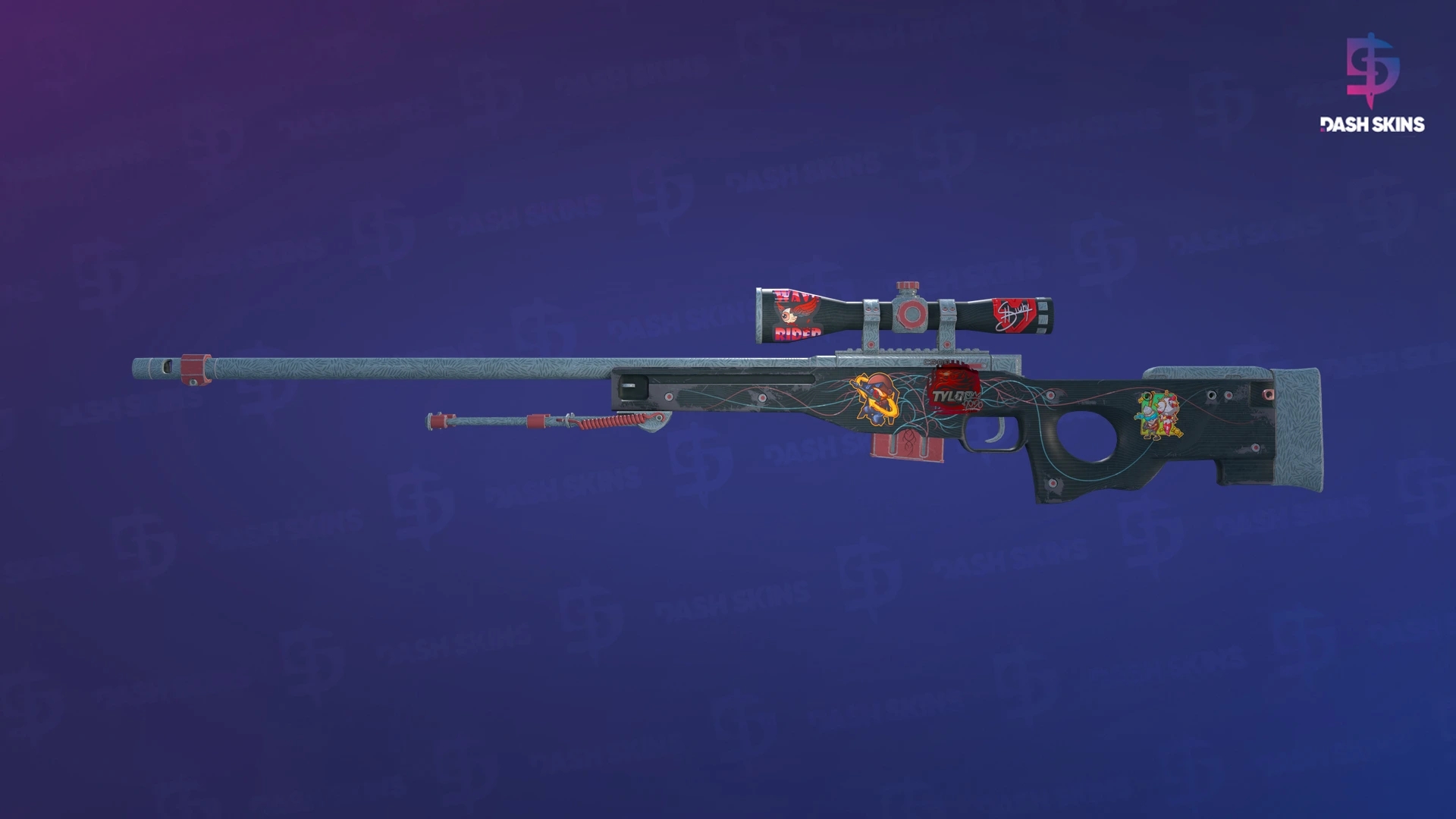 AWP | Capillary (Field-Tested) Screenshot Playside