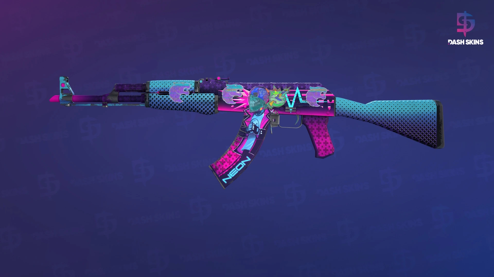 AK-47 | Neon Rider (Field-Tested) Screenshot Playside