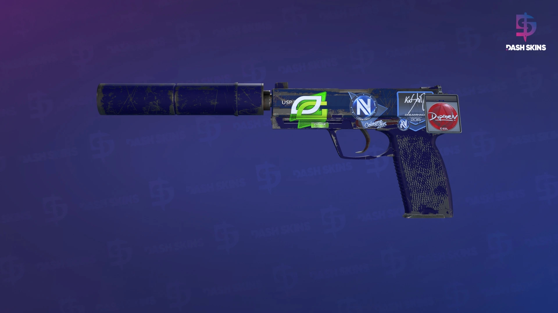 USP-S | Royal Blue (Field-Tested) Screenshot Playside