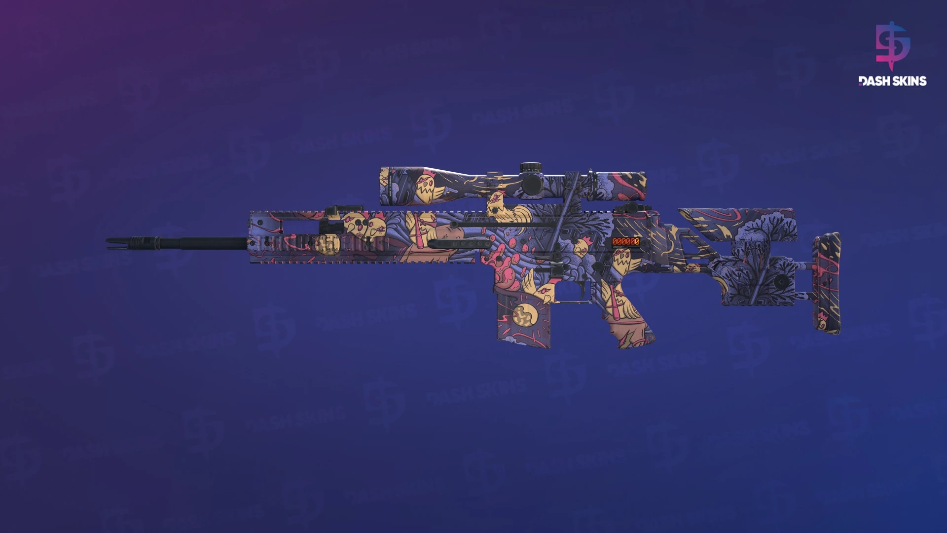 StatTrak™ SCAR-20 | Poultrygeist (Factory New) Screenshot Playside