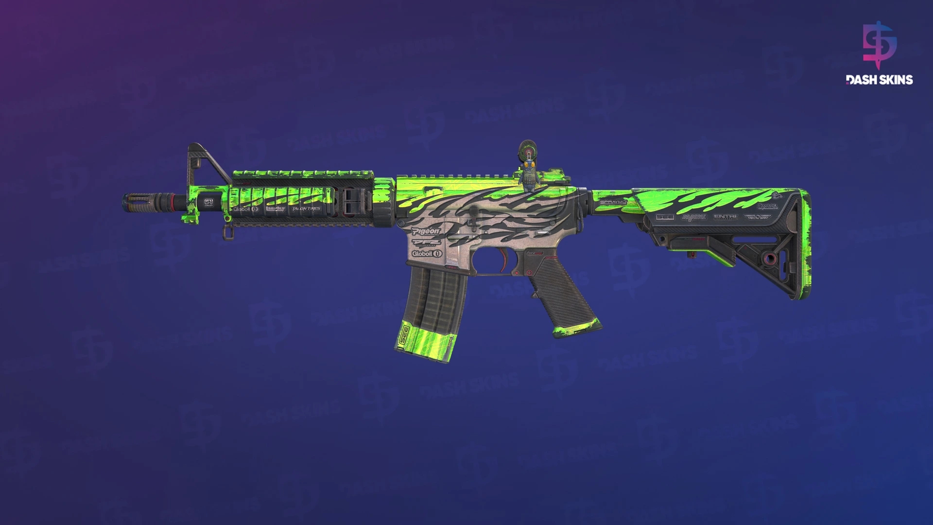M4A4 | Full Throttle (Battle-Scarred) Screenshot Playside