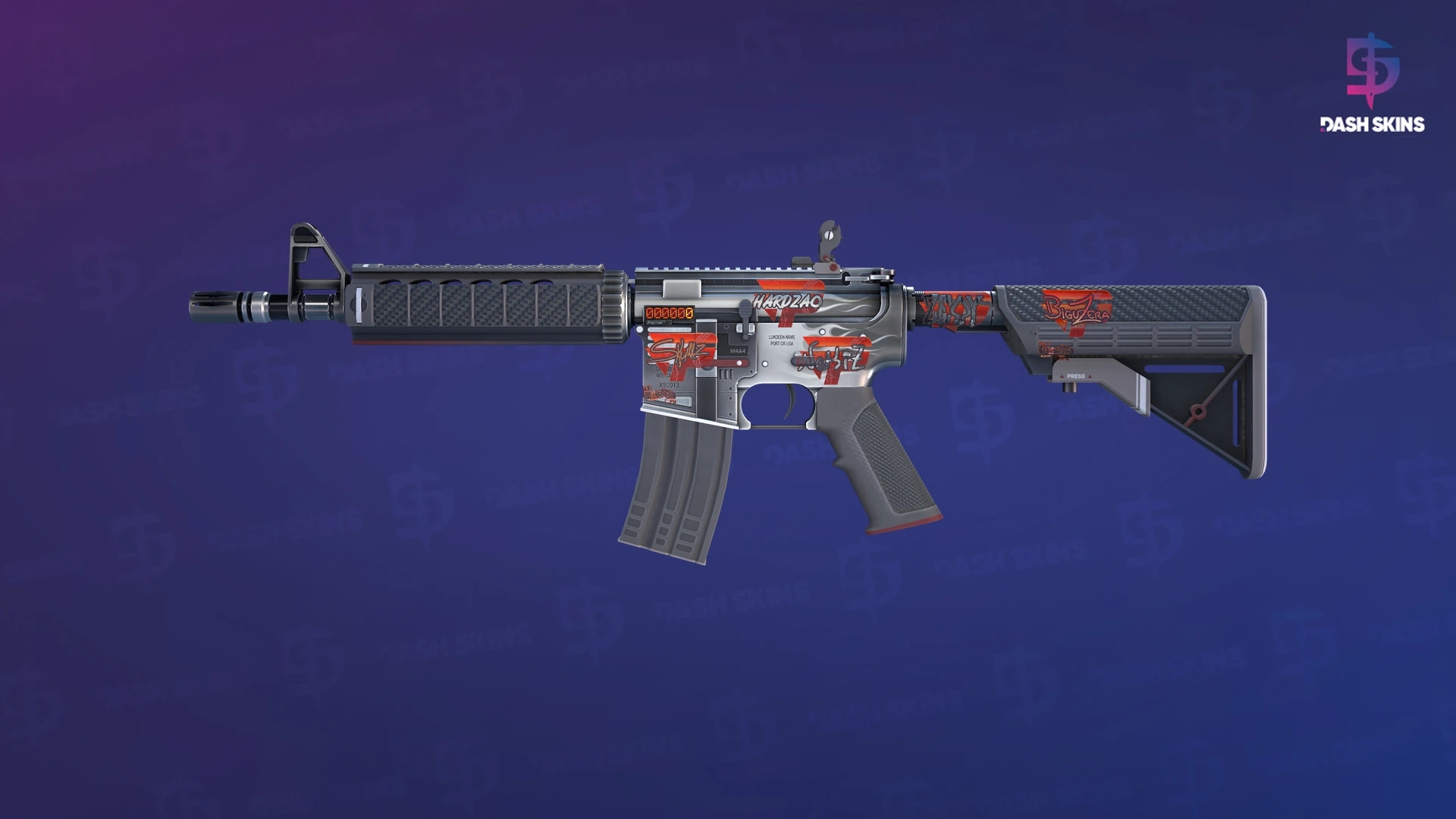 StatTrak™ M4A4 | Magnesium (Minimal Wear) Screenshot Playside