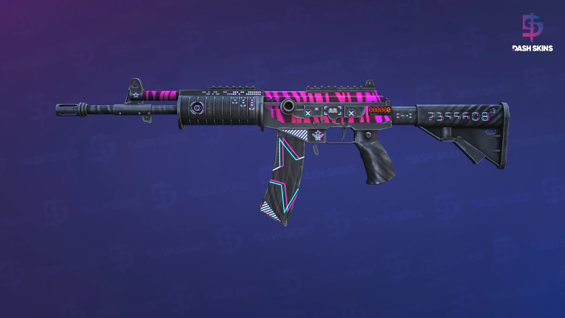 StatTrak™ Galil AR | Chromatic Aberration (Minimal Wear) Screenshot Playside