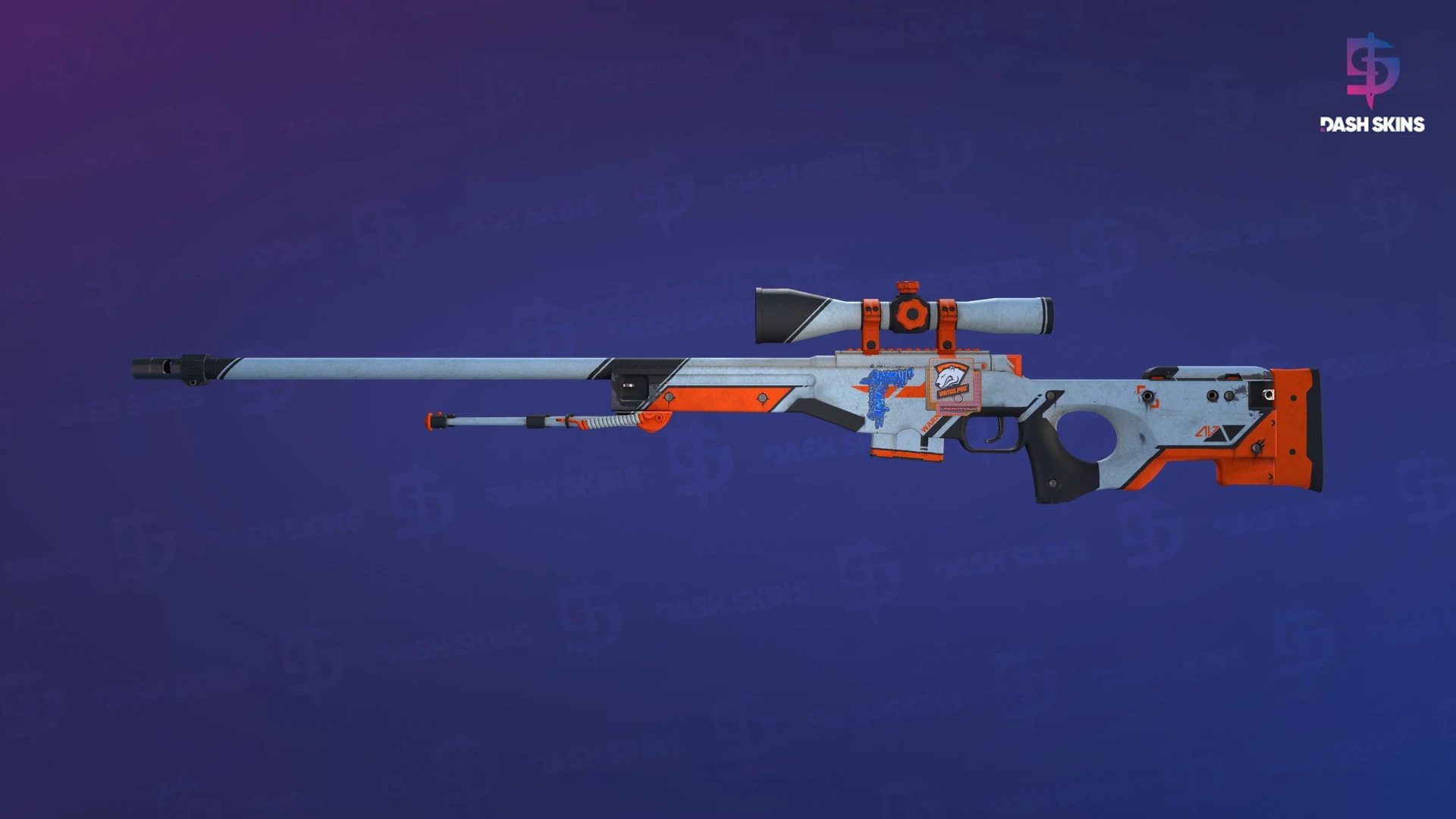 AWP | Asiimov (Well-Worn) Screenshot Playside
