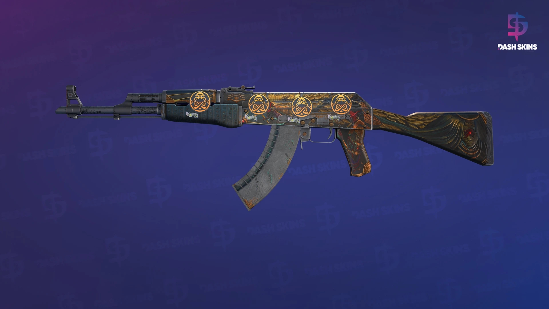 AK-47 | Legion of Anubis (Battle-Scarred) Screenshot Playside