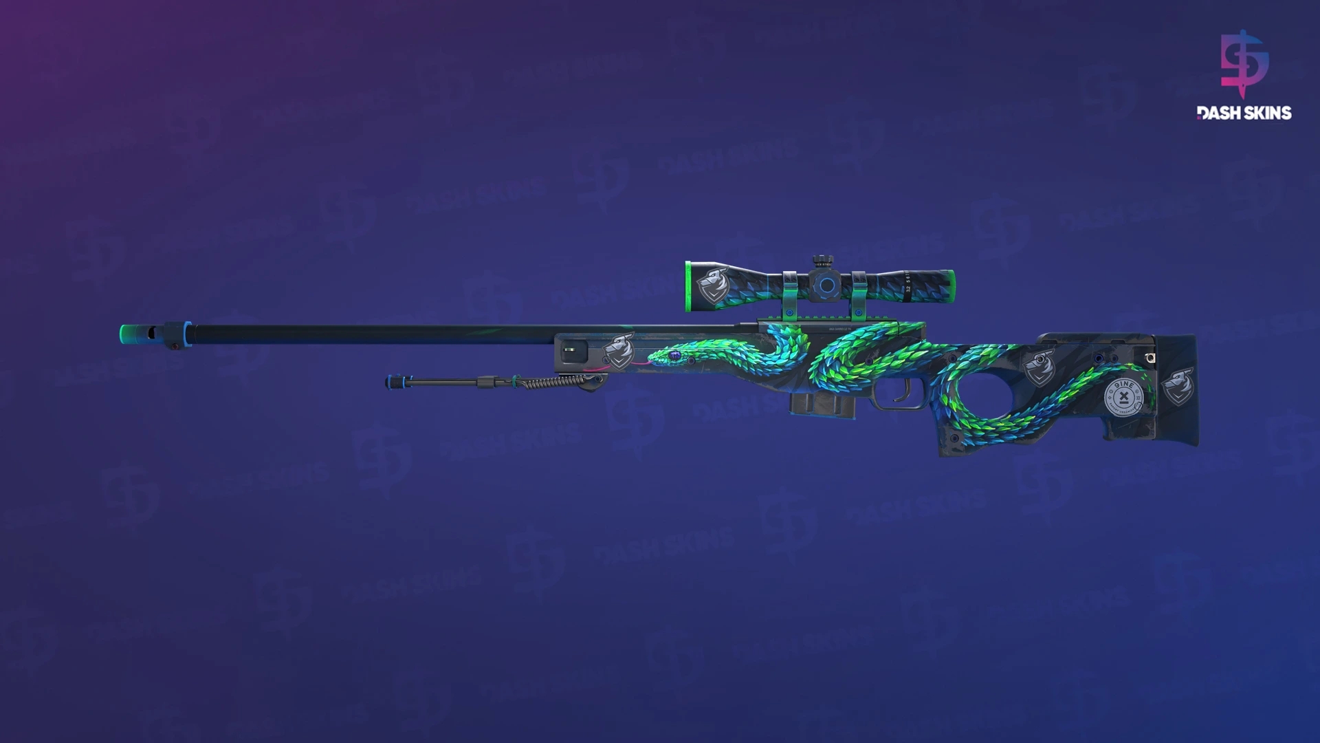 AWP | Atheris (Well-Worn) Screenshot Playside