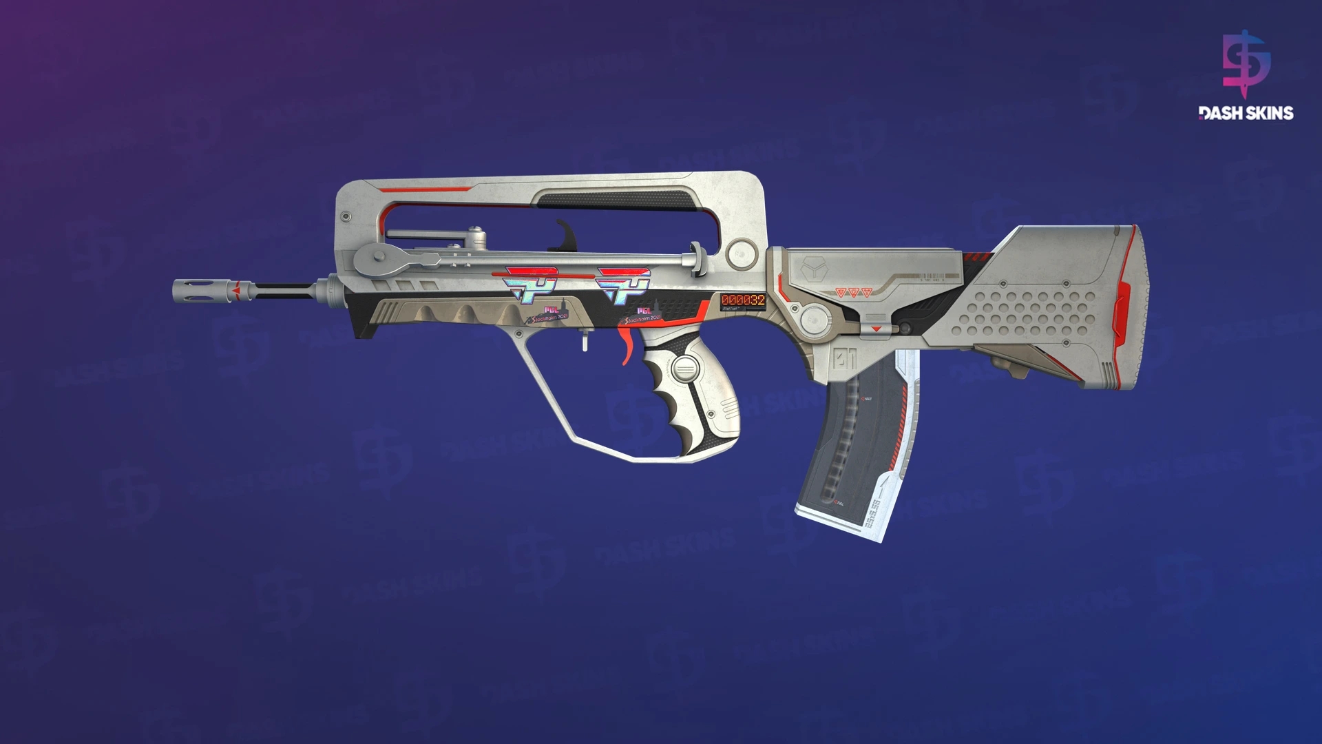 StatTrak™ FAMAS | Mecha Industries (Field-Tested) Screenshot Playside