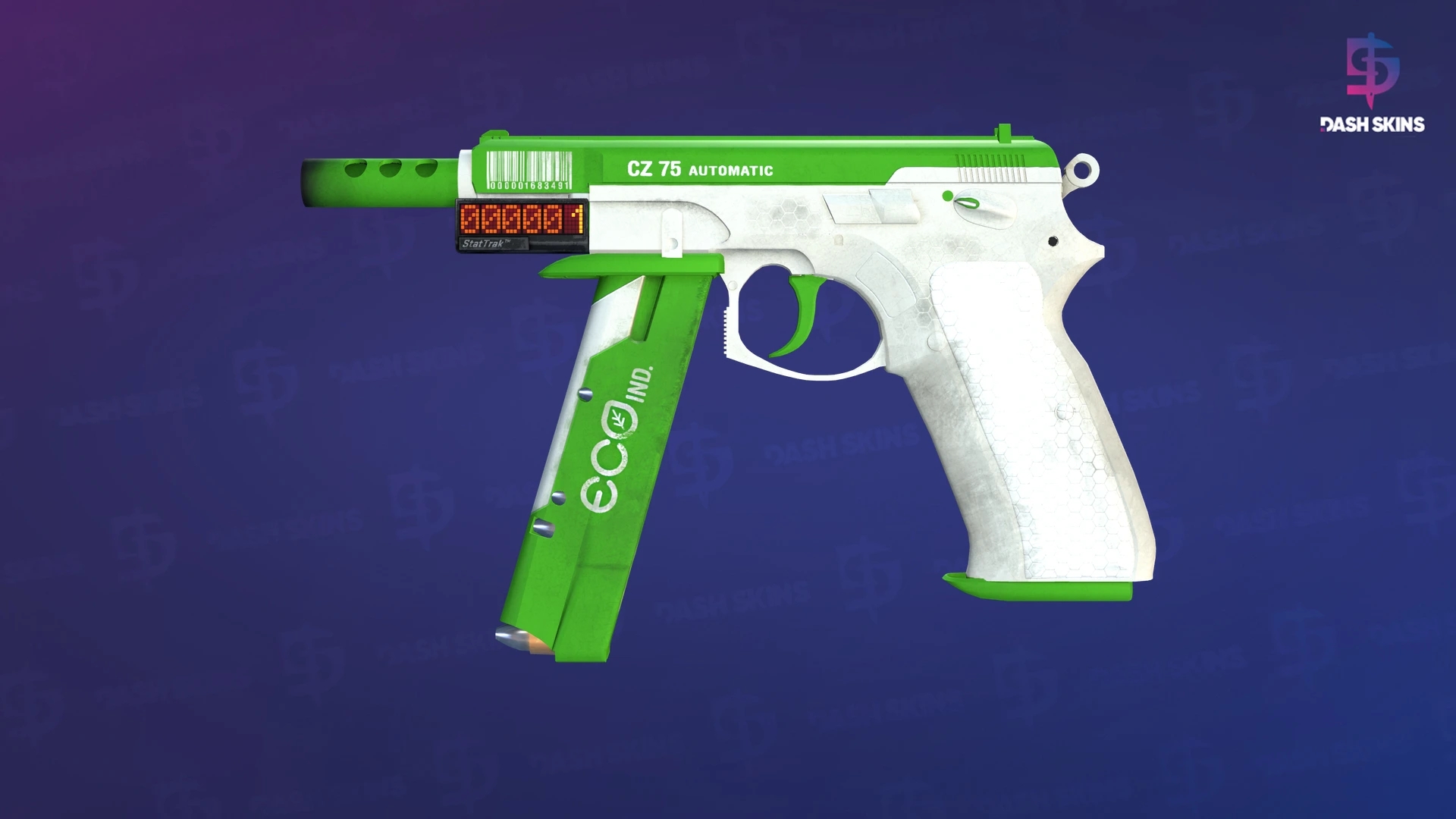 StatTrak™ CZ75-Auto | Eco (Minimal Wear) Screenshot Playside