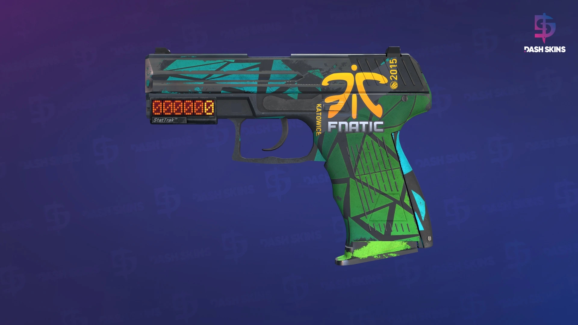 StatTrak™ P2000 | Pulse (Battle-Scarred) Screenshot Playside