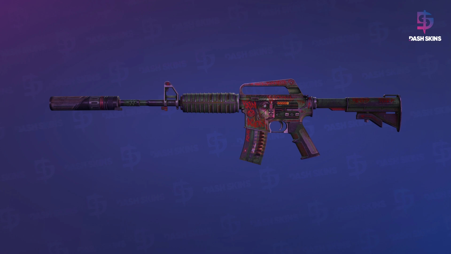 StatTrak™ M4A1-S | Night Terror (Battle-Scarred) Screenshot Playside