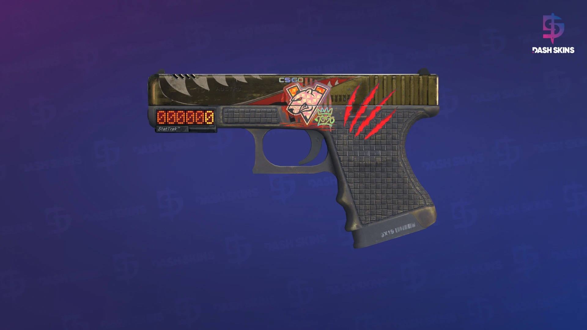 StatTrak™ Glock-18 | Warhawk (Field-Tested) Screenshot Playside