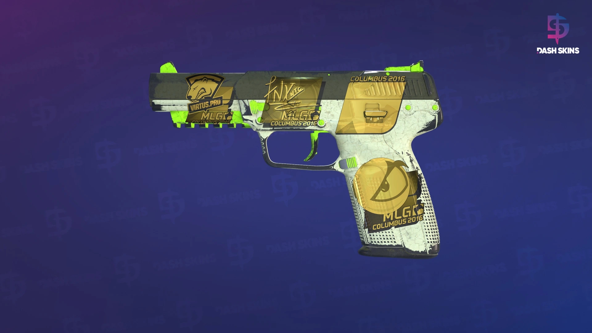 Souvenir Five-SeveN | Hot Shot (Well-Worn) Screenshot Playside