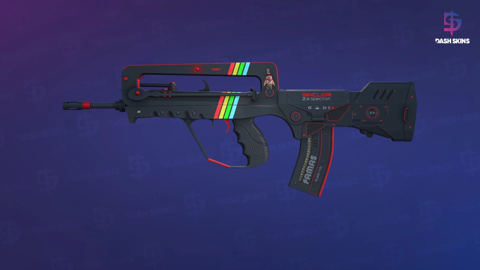 FAMAS | ZX Spectron (Battle-Scarred) Screenshot Playside