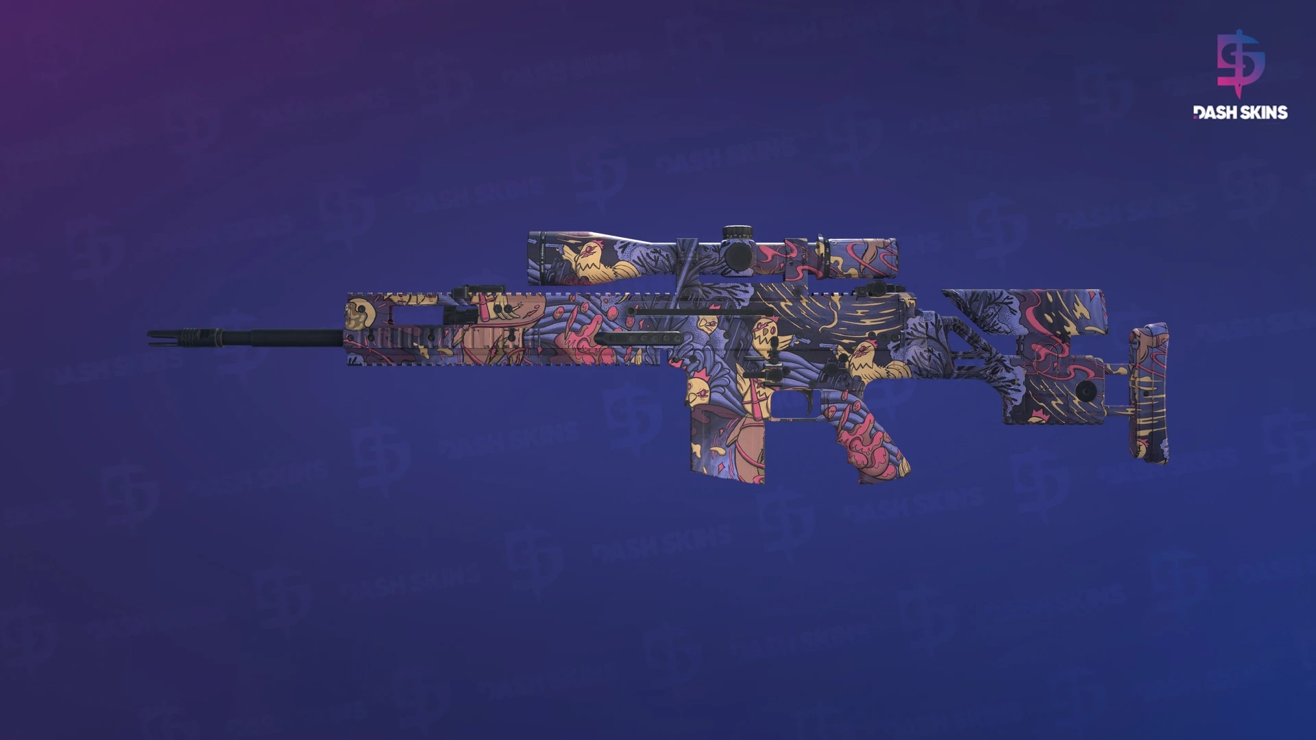 SCAR-20 | Poultrygeist (Factory New) Screenshot Playside