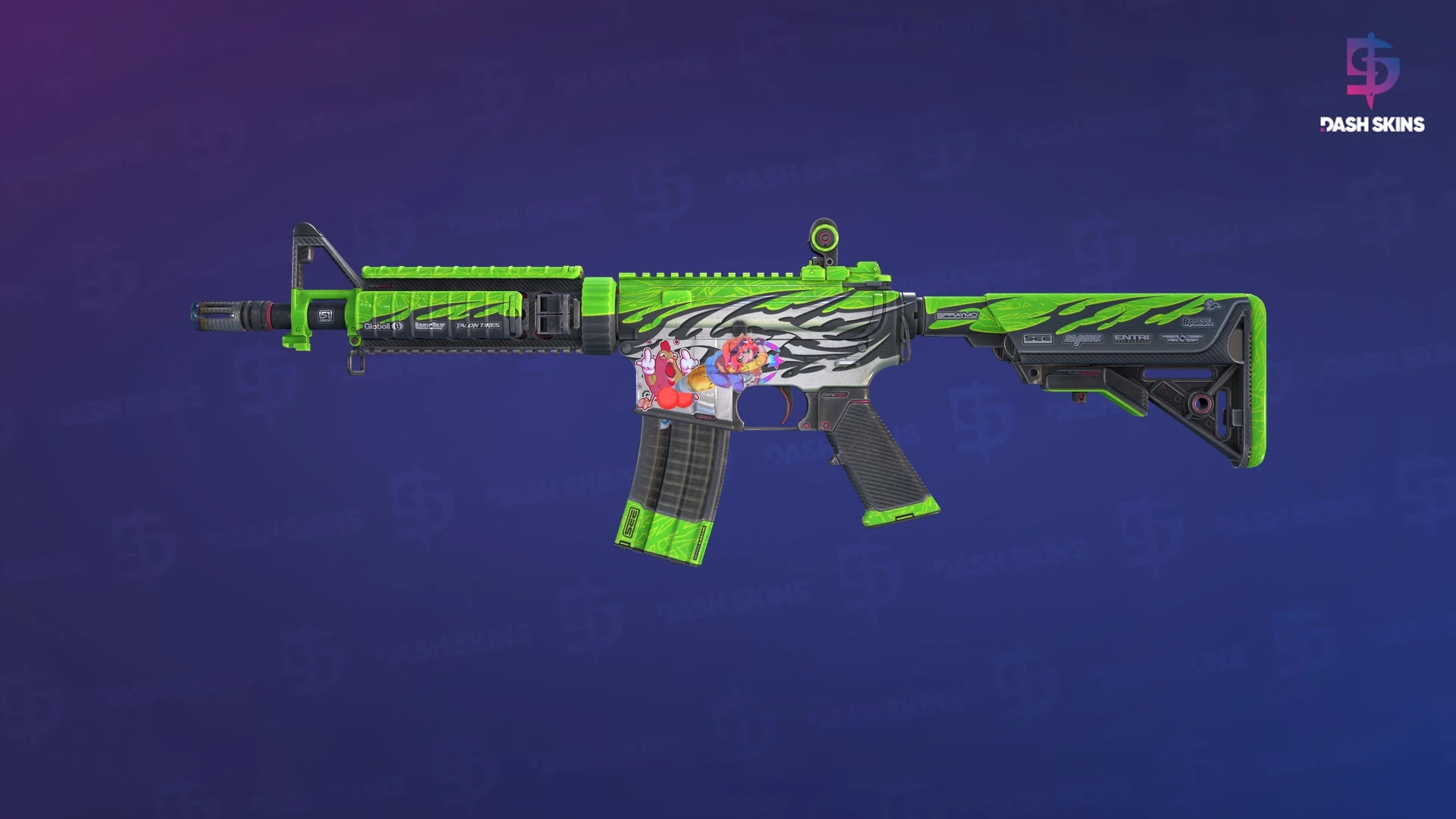 M4A4 | Full Throttle (Minimal Wear) Screenshot Playside