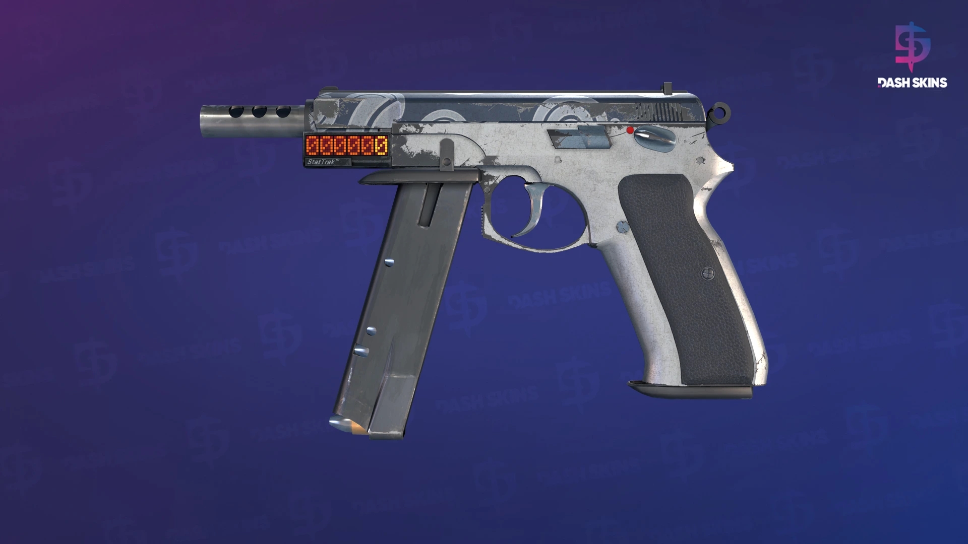 StatTrak™ CZ75-Auto | Twist (Well-Worn) Screenshot Playside