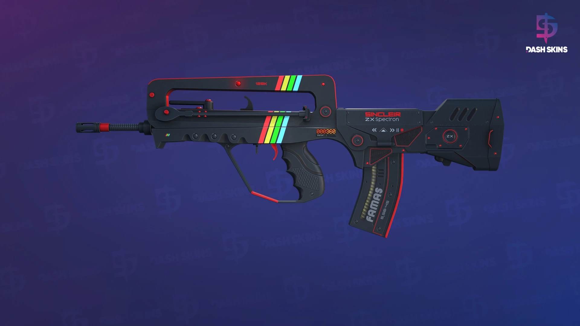 StatTrak™ FAMAS | ZX Spectron (Field-Tested) Screenshot Playside