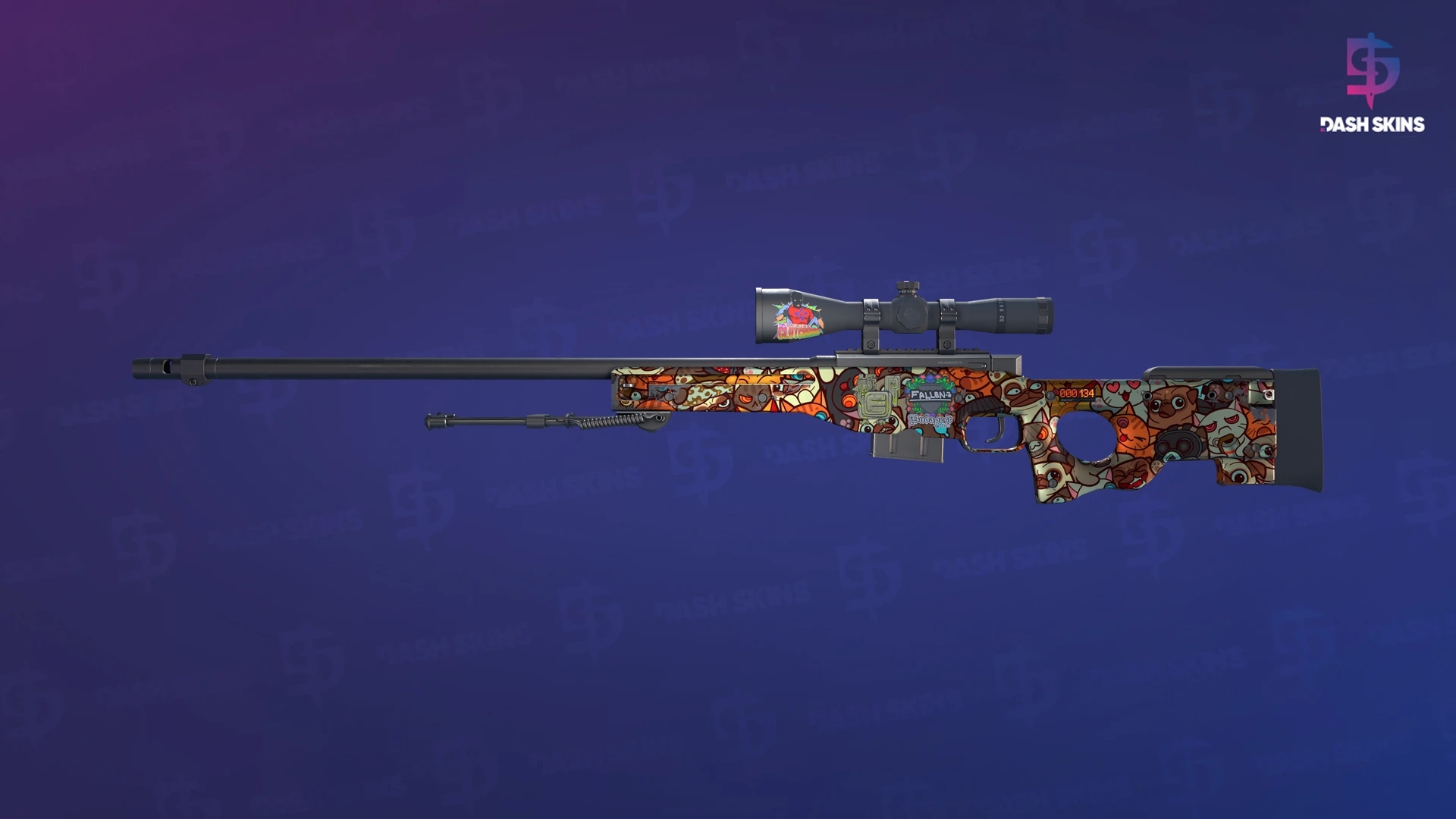 StatTrak™ AWP | PAW (Minimal Wear) Screenshot Playside