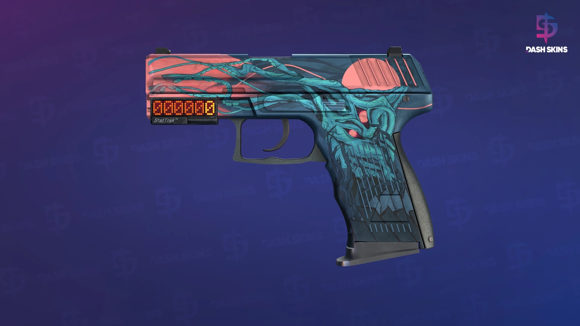 StatTrak™ P2000 | Gnarled (Minimal Wear) Screenshot Playside