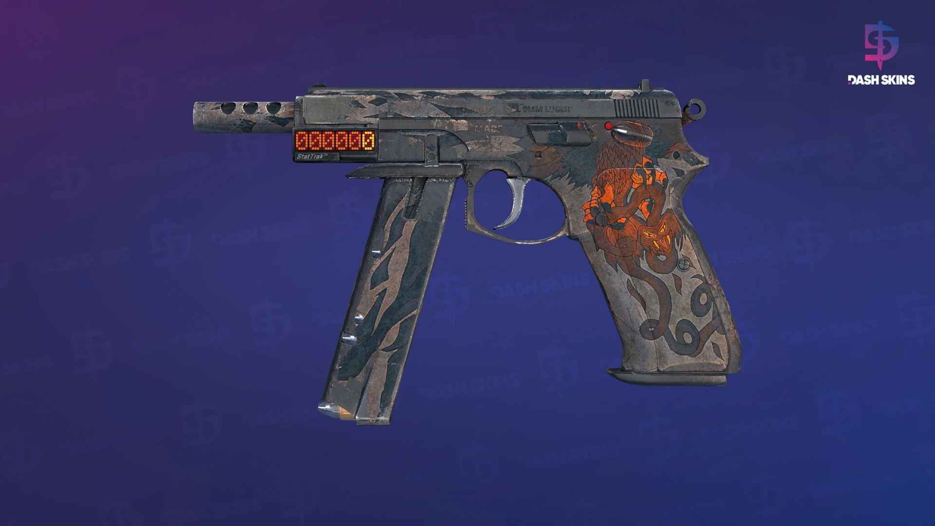 StatTrak™ CZ75-Auto | Circaetus (Battle-Scarred) Screenshot Playside