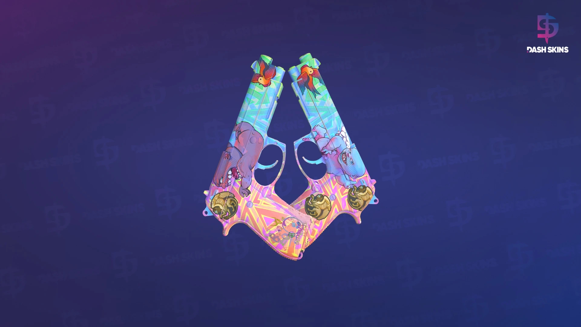 Dual Berettas | Sweet Little Angels (Minimal Wear) Screenshot Playside