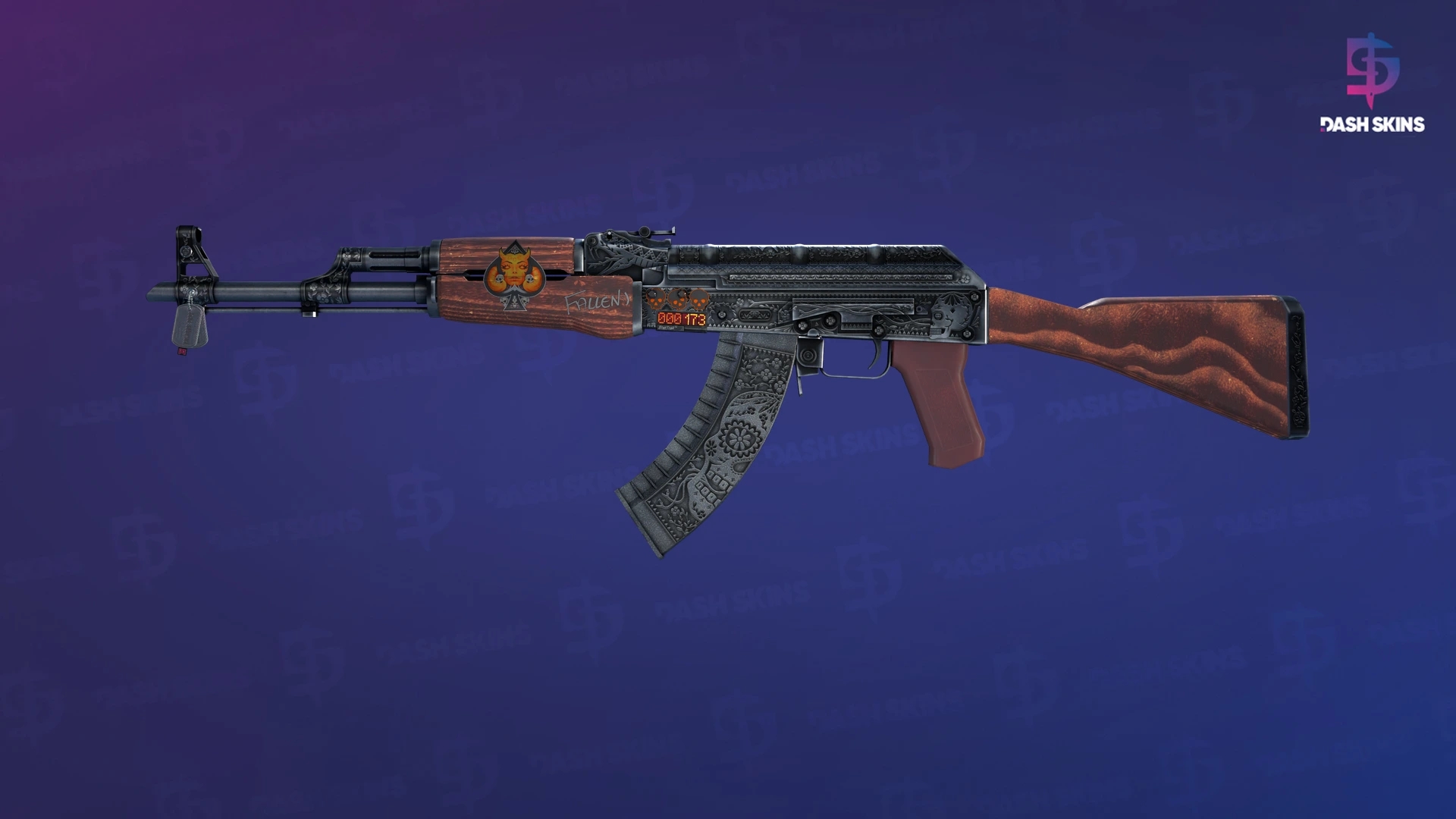 StatTrak™ AK-47 | Cartel (Minimal Wear) Screenshot Playside