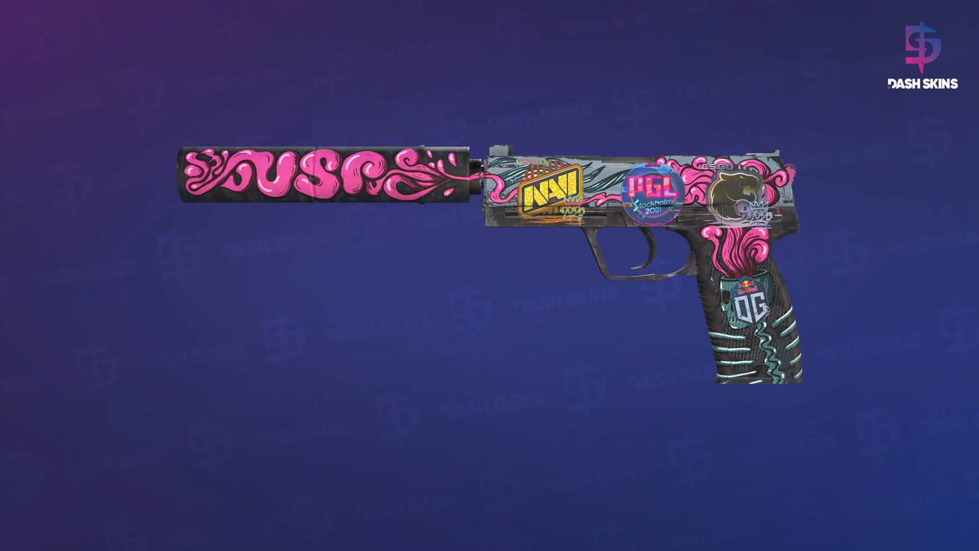 USP-S | Cortex (Well-Worn) Screenshot Playside