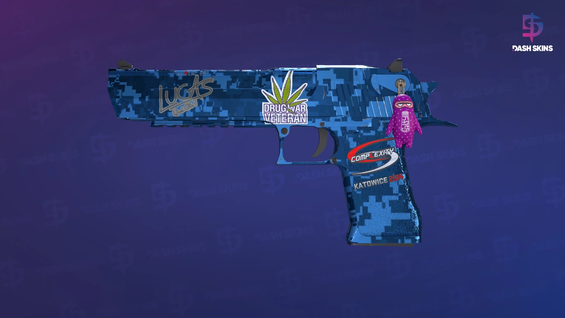 Desert Eagle | Cobalt Disruption (Factory New) Screenshot Playside