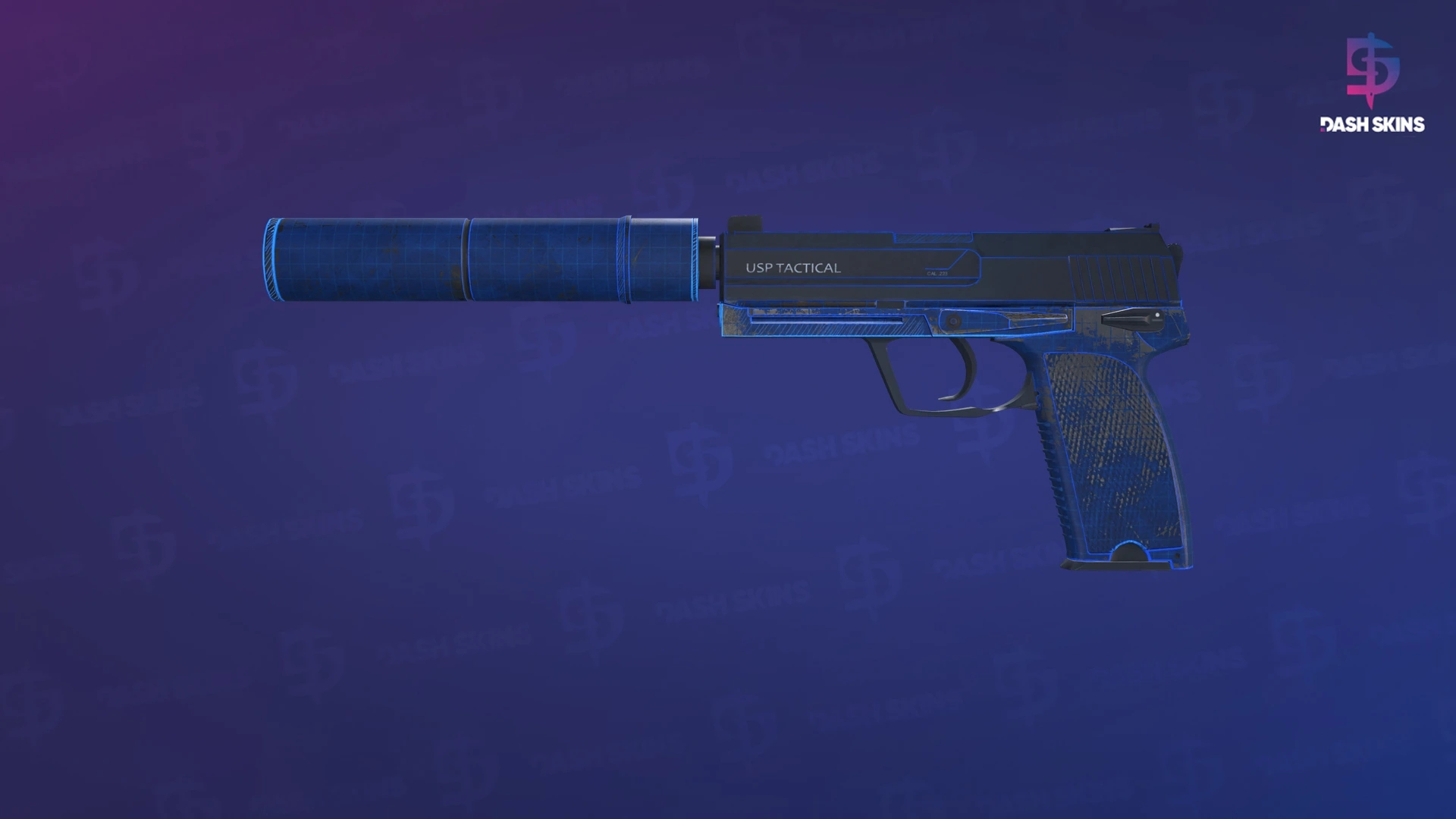 USP-S | Blueprint (Battle-Scarred) Screenshot Playside