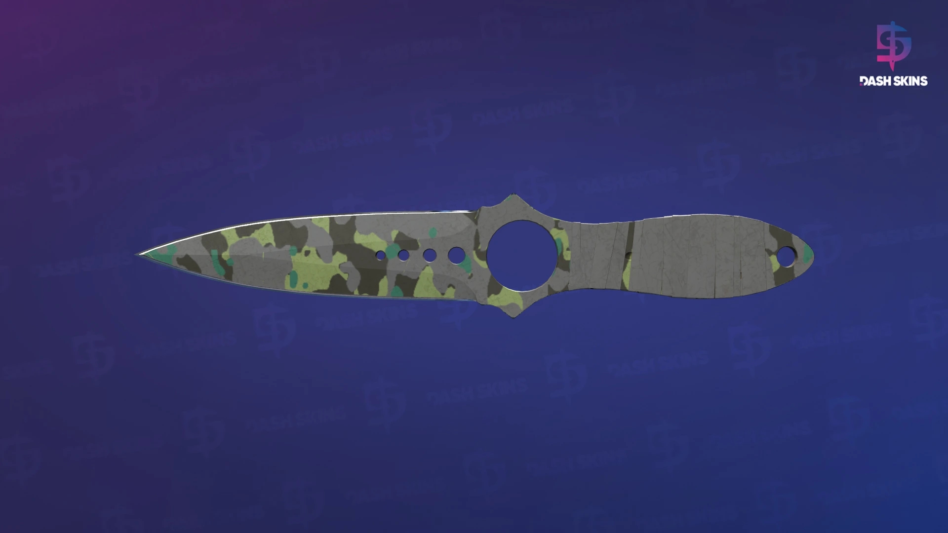 ★ Skeleton Knife | Boreal Forest (Well-Worn) Screenshot Playside