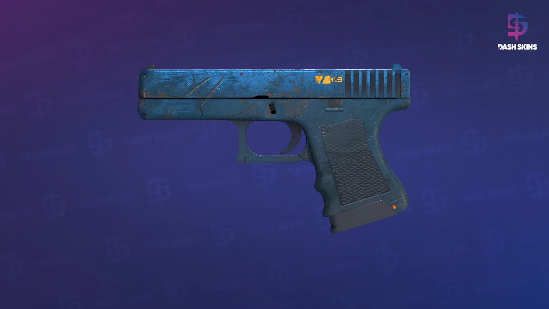 Glock-18 | Off World (Battle-Scarred) Screenshot Playside