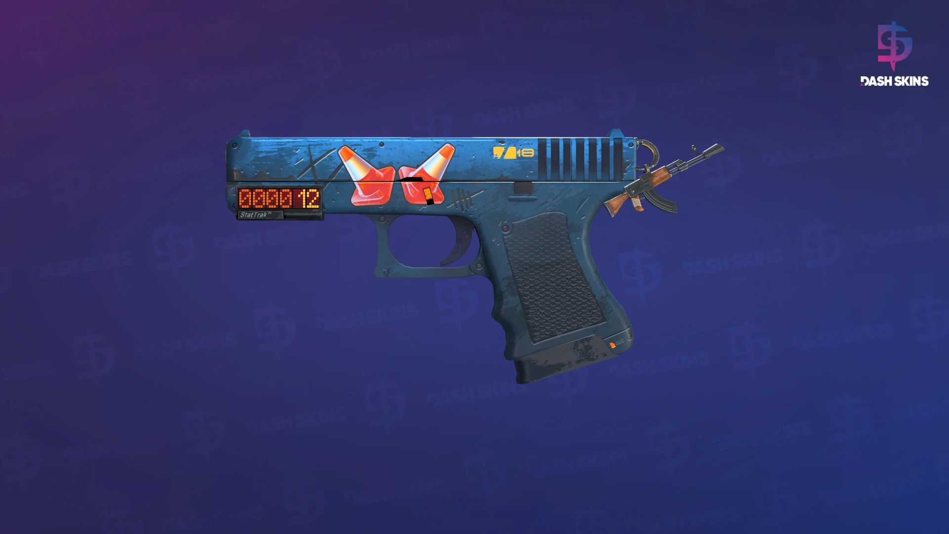 StatTrak™ Glock-18 | Off World (Field-Tested) Screenshot Playside