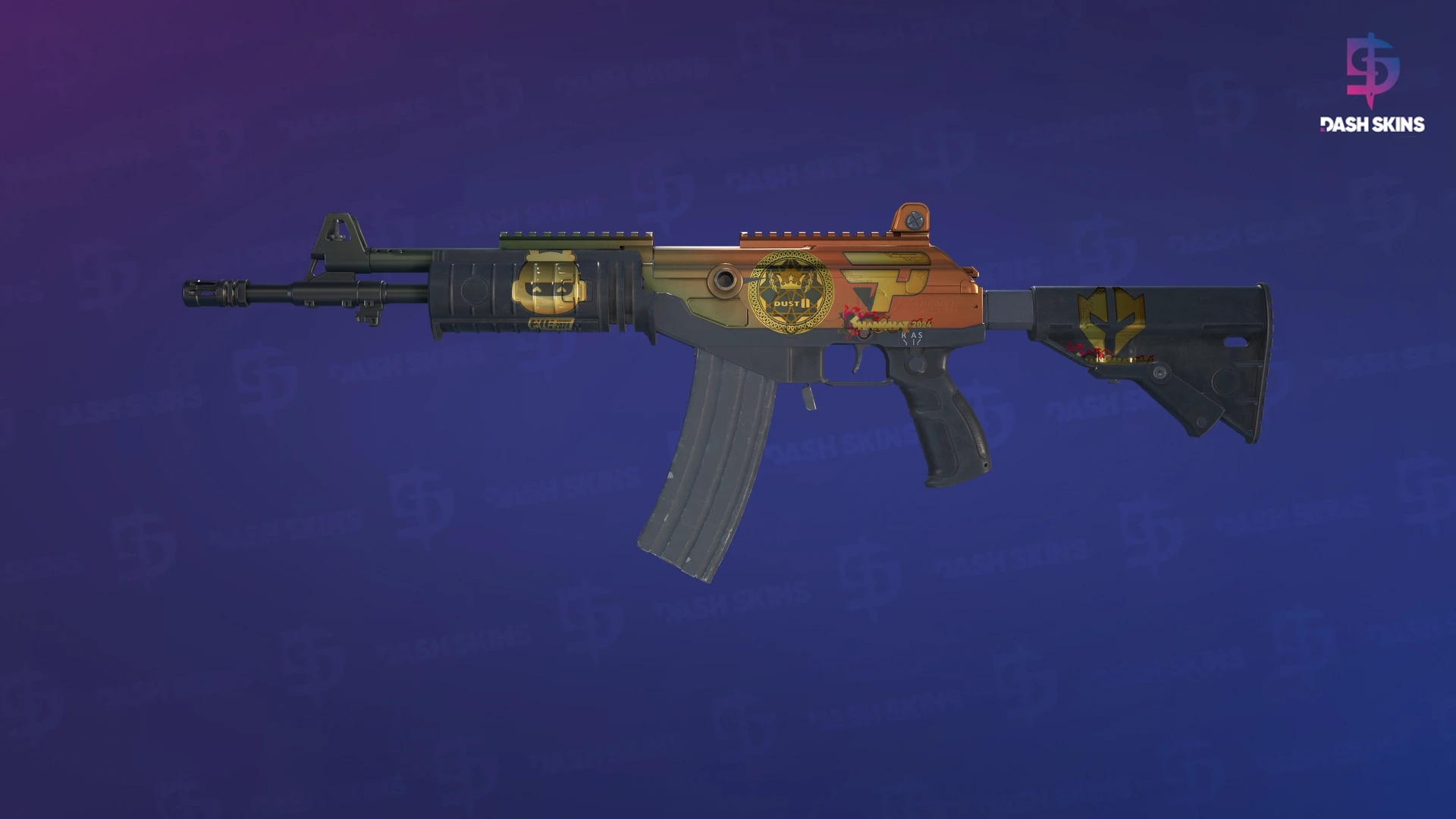 Souvenir Galil AR | Amber Fade (Factory New) Screenshot Playside