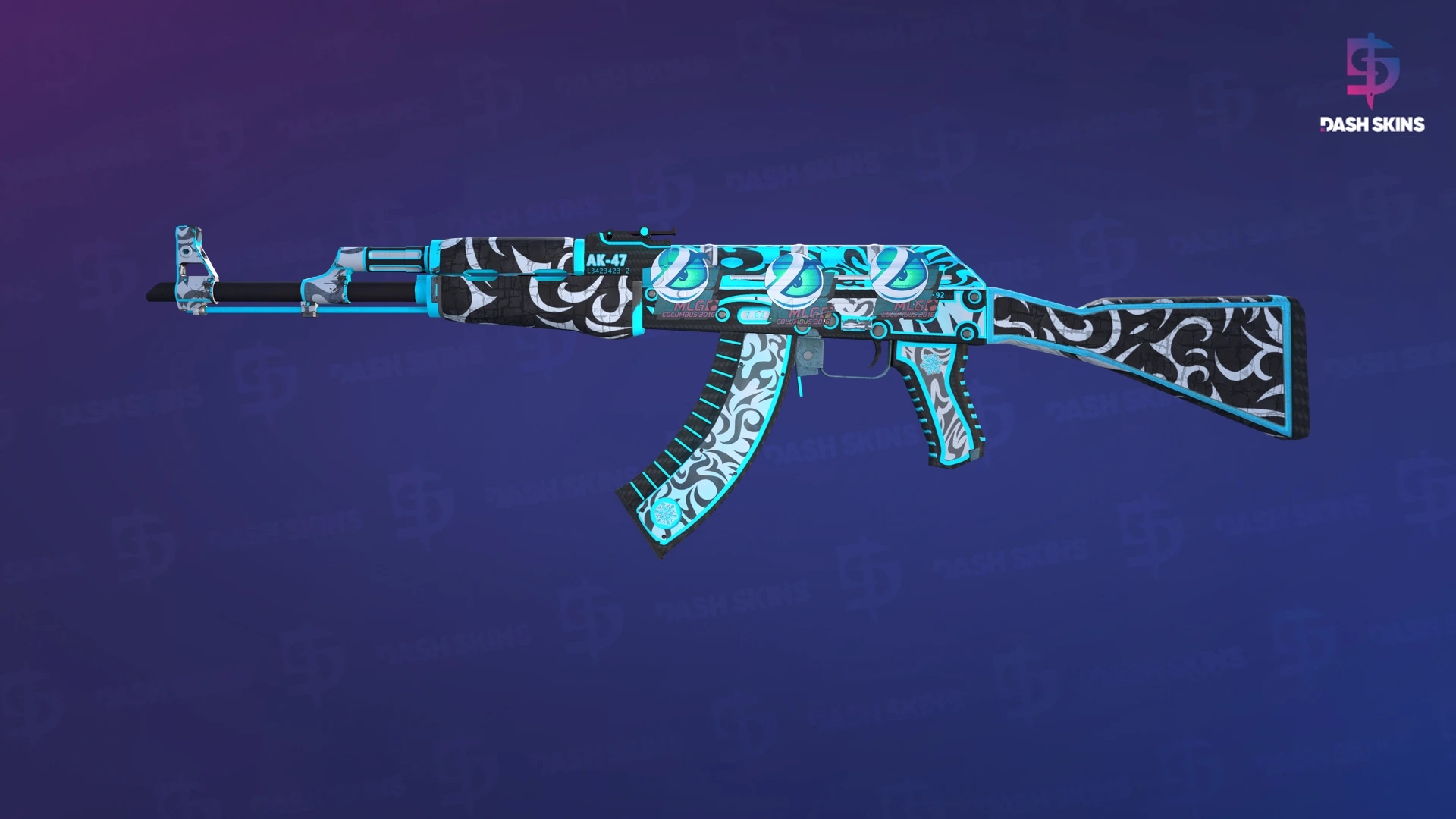 AK-47 | Frontside Misty (Minimal Wear) Screenshot Playside
