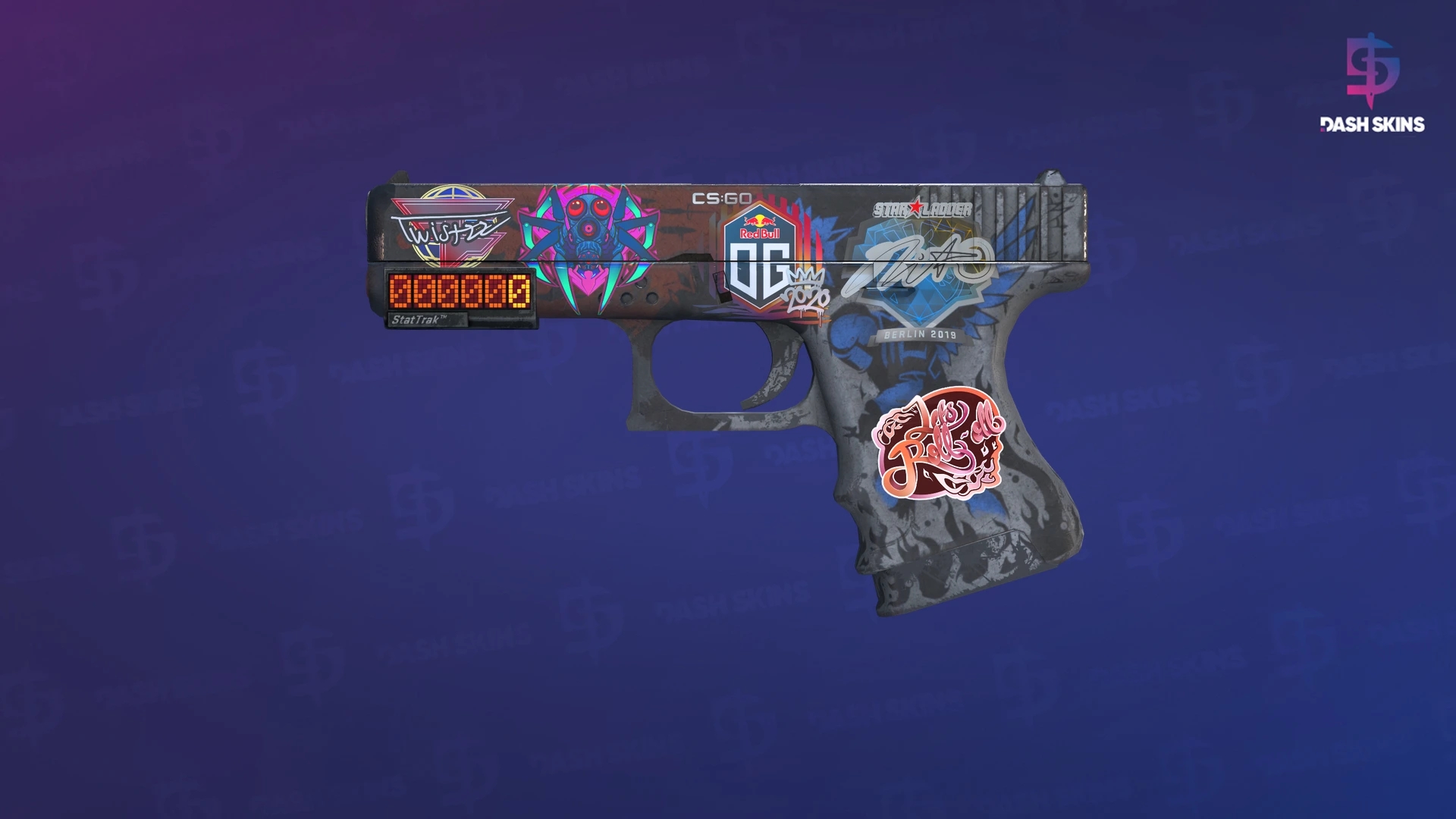 StatTrak™ Glock-18 | Sacrifice (Well-Worn) Screenshot Playside