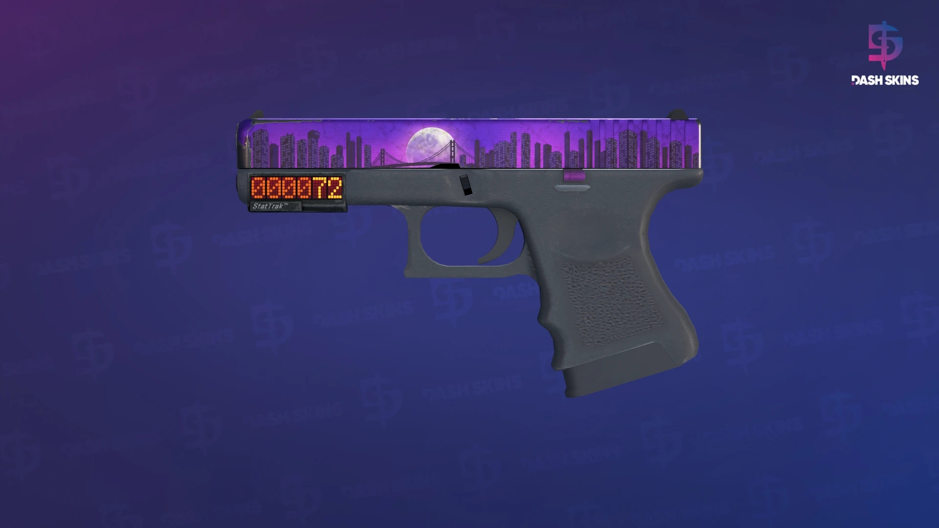 StatTrak™ Glock-18 | Moonrise (Field-Tested) Screenshot Playside