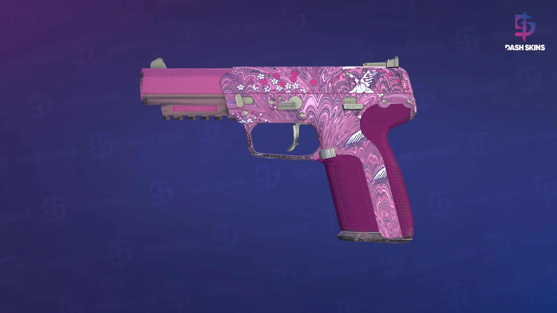 Five-SeveN | Fraise Crane (Minimal Wear) Screenshot Playside