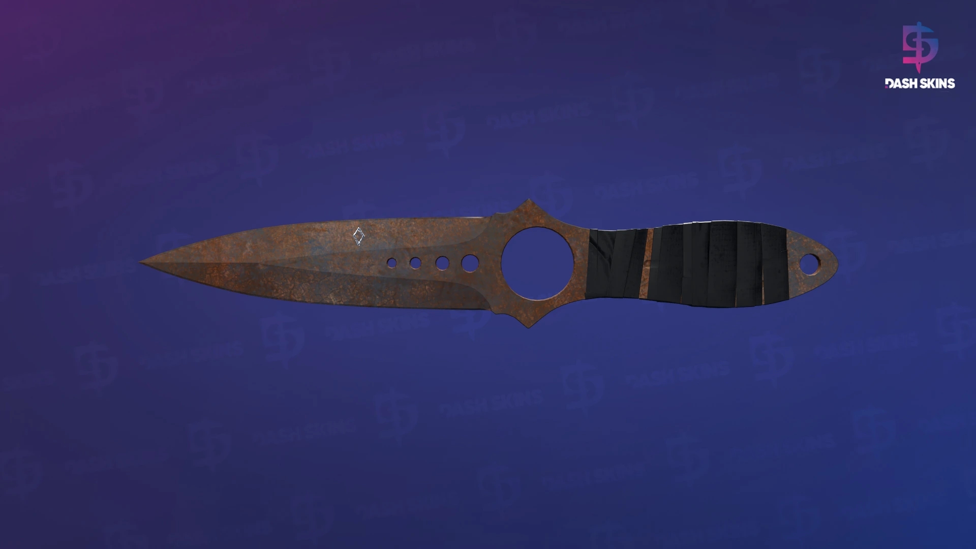 ★ StatTrak™ Skeleton Knife | Rust Coat (Battle-Scarred) Screenshot Playside