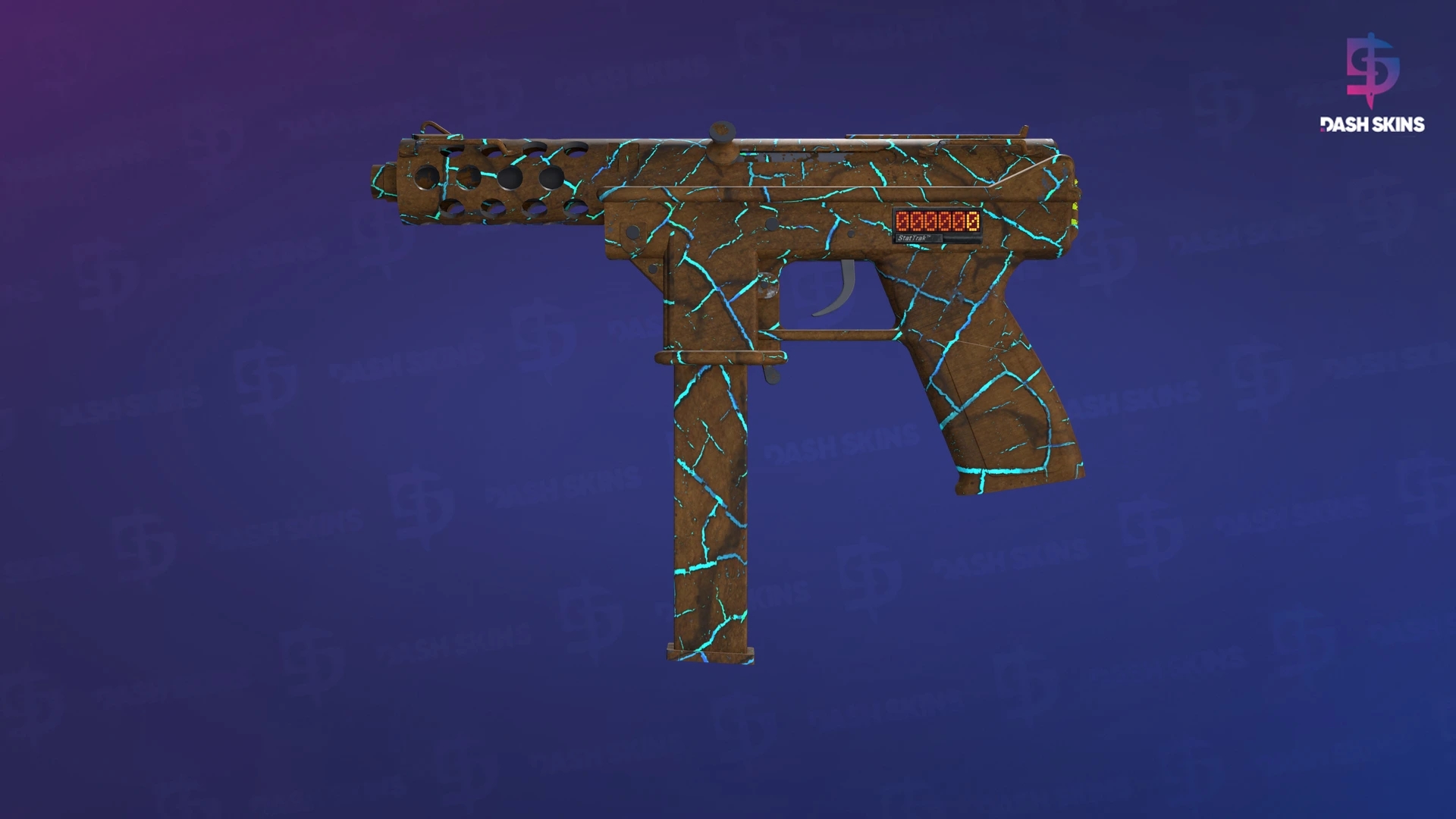 StatTrak™ Tec-9 | Cracked Opal (Field-Tested) Screenshot Playside
