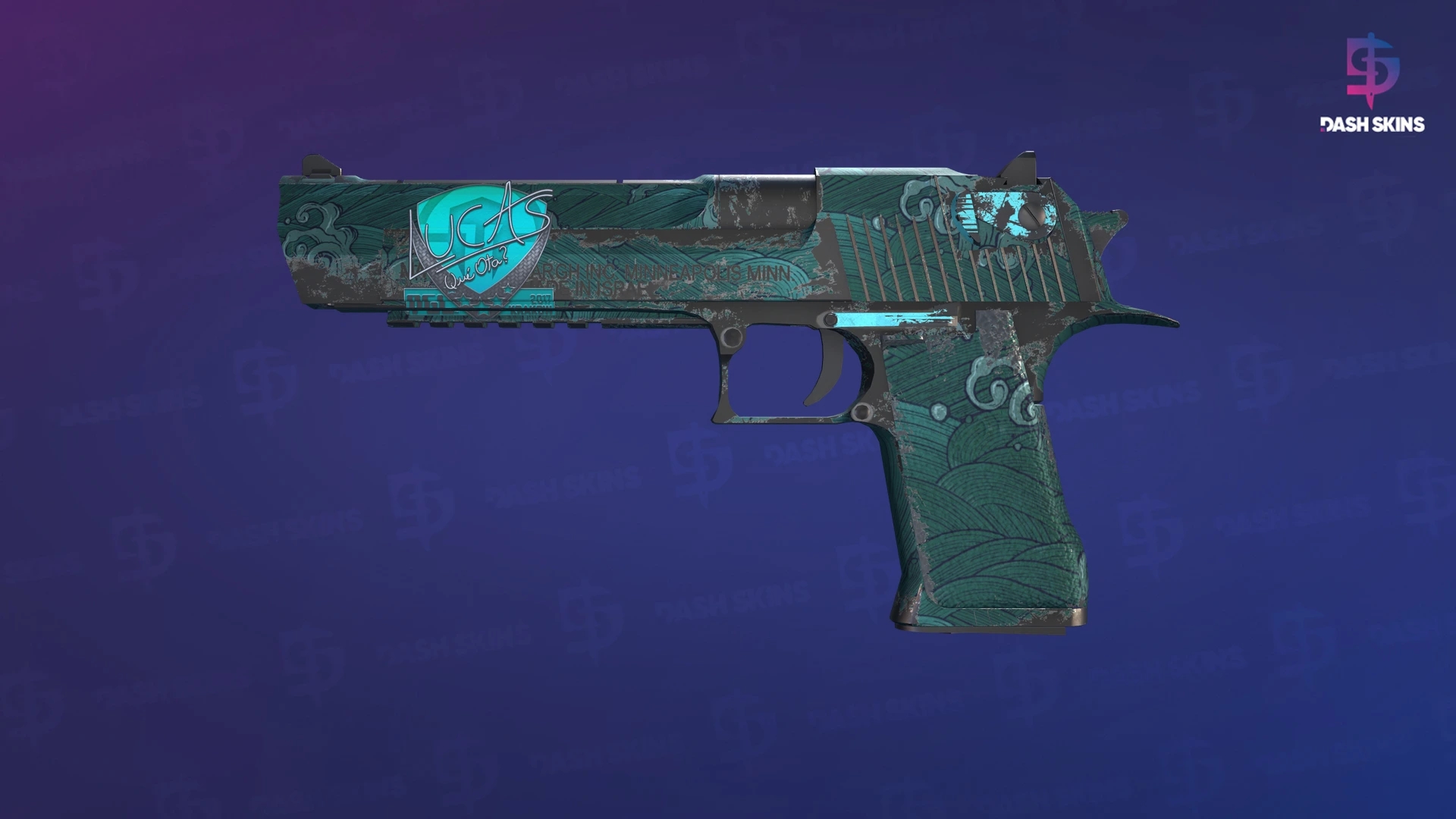 Desert Eagle | Midnight Storm (Field-Tested) Screenshot Playside