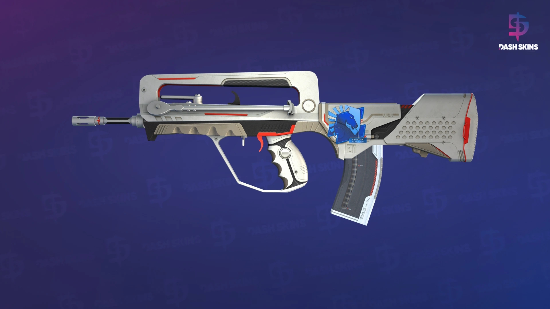 FAMAS | Mecha Industries (Minimal Wear) Screenshot Playside