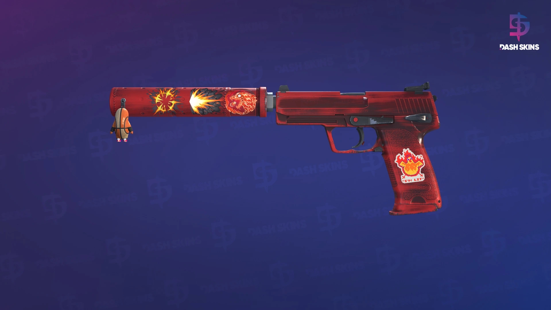USP-S | Bleeding Edge (Minimal Wear) Screenshot Playside